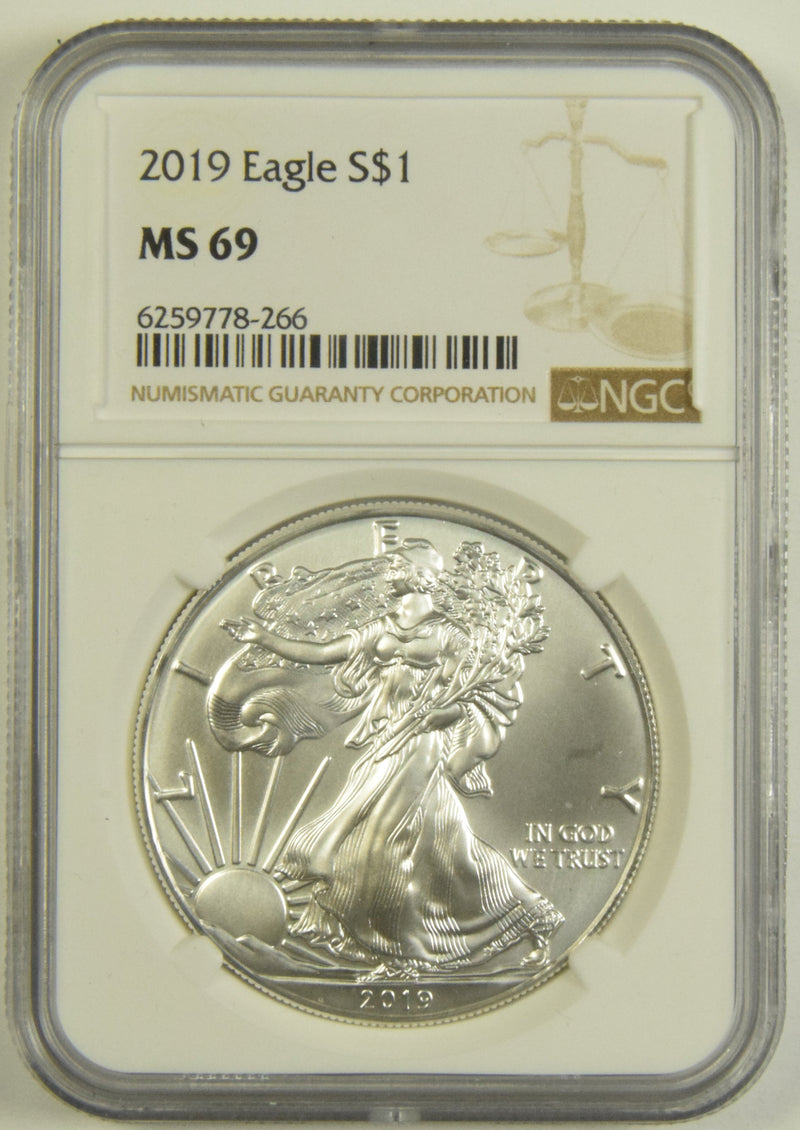 2019 Silver Eagle . . . . NGC MS-69