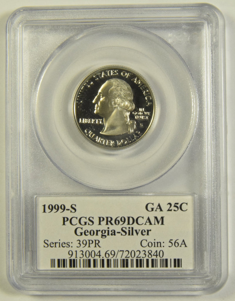 1999-S Georgia Silver State Quarter PCGS PR-69 DCAM