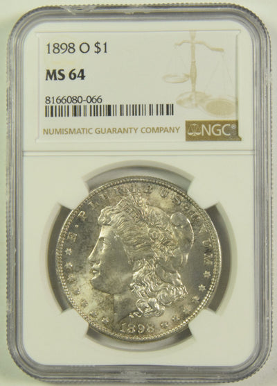 1898-O Morgan Dollar NGC MS-64