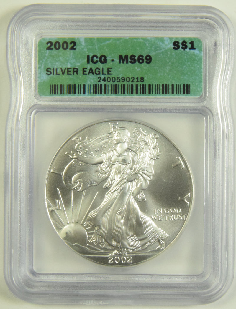 2002 Silver Eagle . . . . ICG MS-69