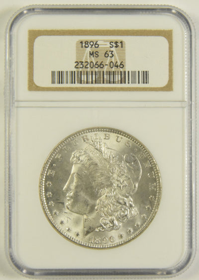 1896 Morgan Dollar NGC MS-63