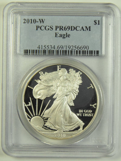 2010-W Silver Eagle PCGS PR-69 DCAM