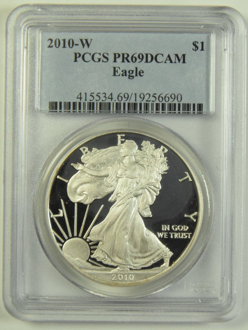 2010-W Silver Eagle PCGS PR-69 DCAM