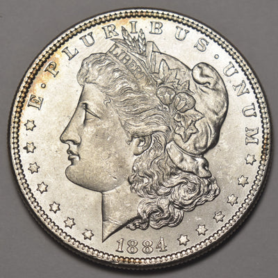 1884 Morgan Dollar Gem Brilliant Uncirculated