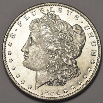 1884-O Morgan Dollar Choice BU Prooflike