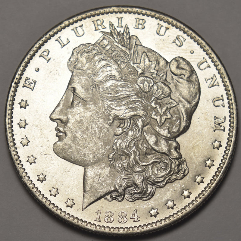 1884-O Morgan Dollar Choice BU Prooflike