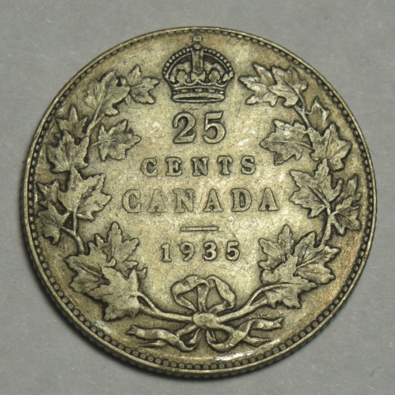 1935 Canadian Quarter . . . . XF/AU