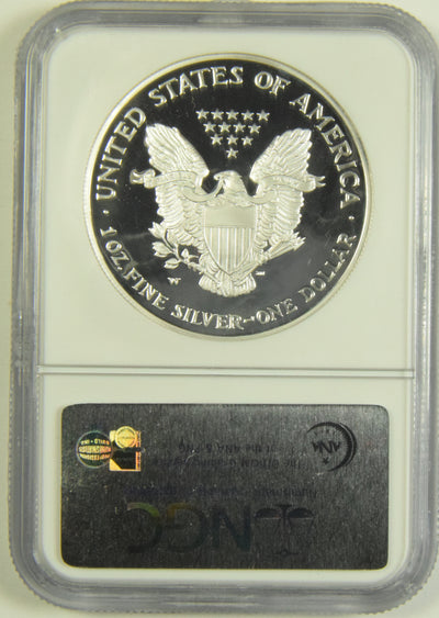 2002-W Silver Eagle . . . . NGC PF-69 Ultra Cameo 20th Anniversary Collection