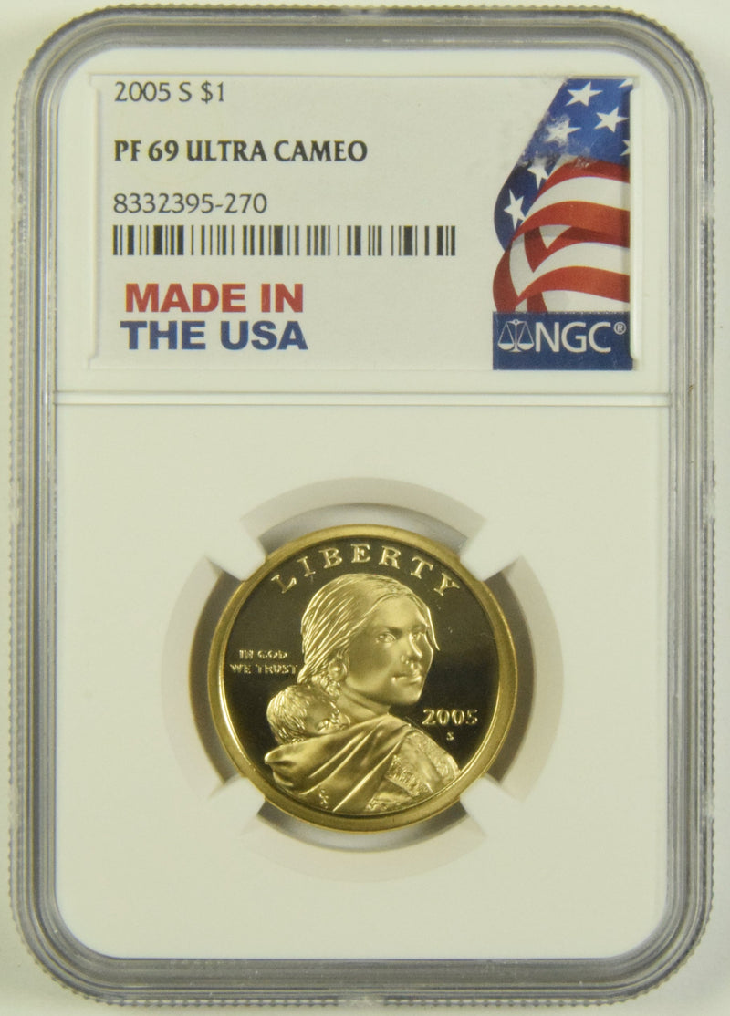 2005-S Sacagawea Dollar NGC PF-69 Ultra Cameo