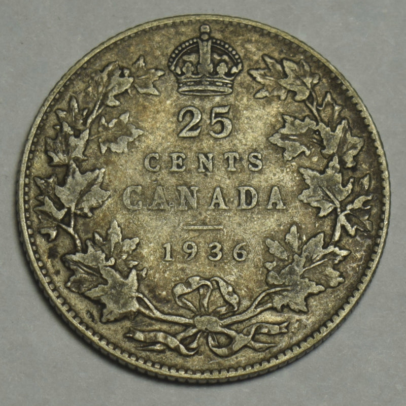 1936 Canadian Quarter . . . . Very Fine
