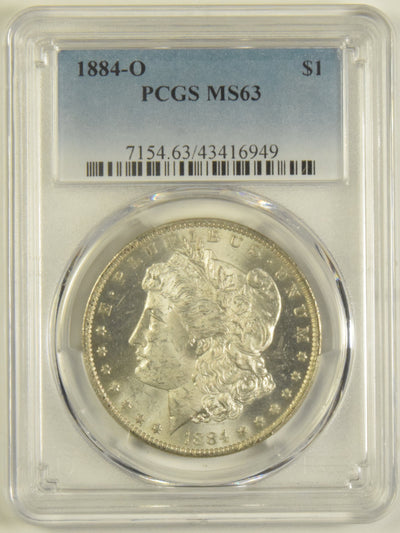1884-O Morgan Dollar PCGS MS-63