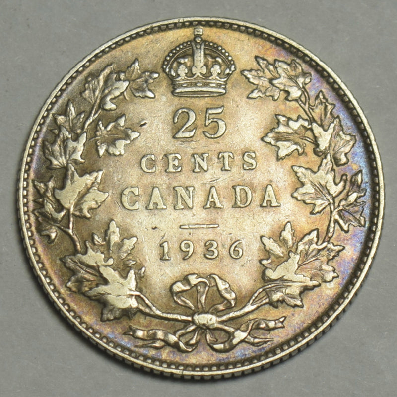 1936 Canadian Quarter . . . . Extremely Fine