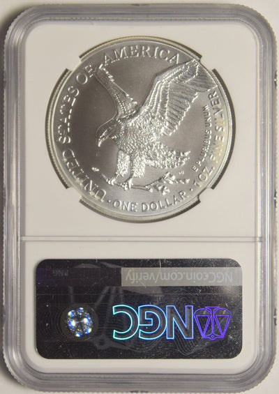 2023 Silver Eagle . . . . NGCX MS-10 First Day of Issue