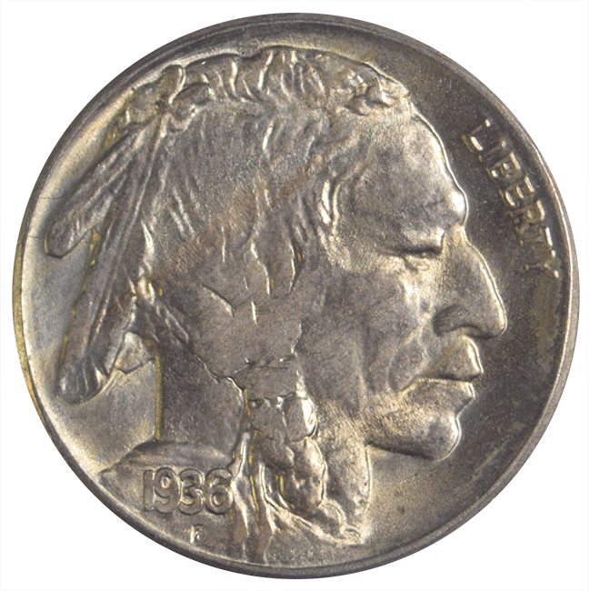 1936-S Buffalo Nickel Gem Brilliant Uncirculated