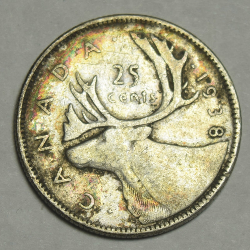 1938 Canadian Quarter . . . . Fine