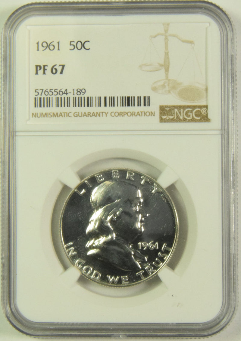 1961 Franklin Half NGC PF-67