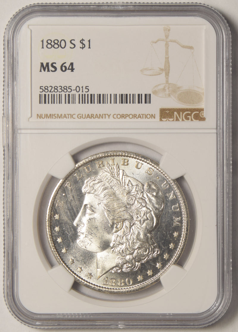 1880-S Morgan Dollar . . . . NGC MS-64