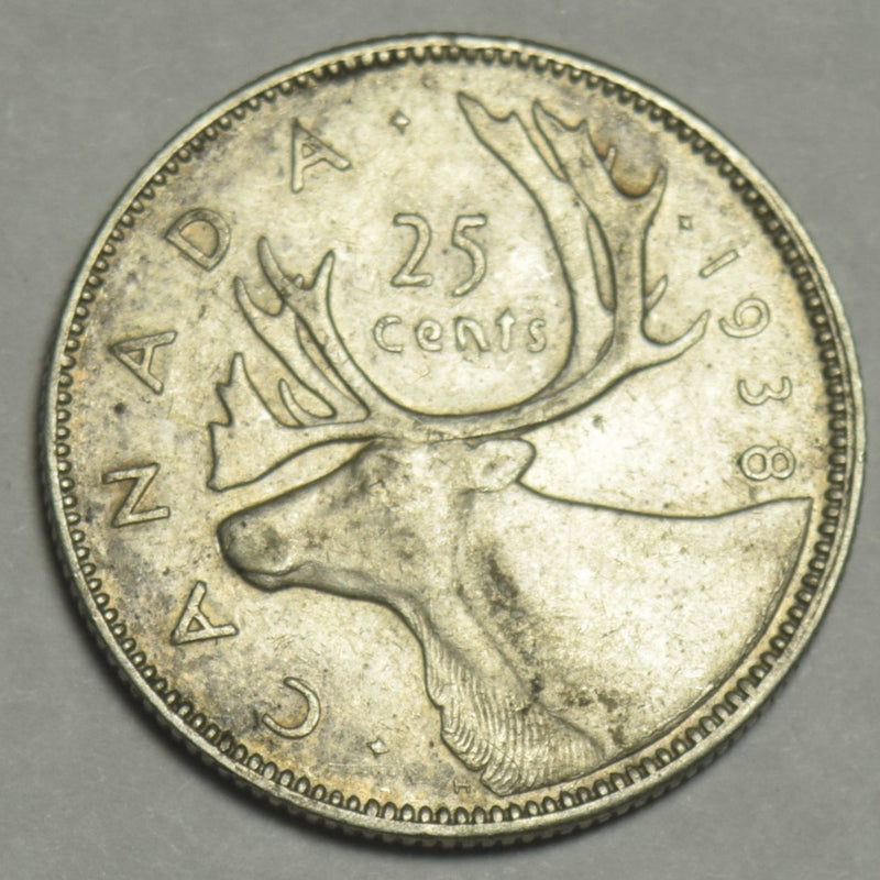 1938 Canadian Quarter . . . . Extremely Fine