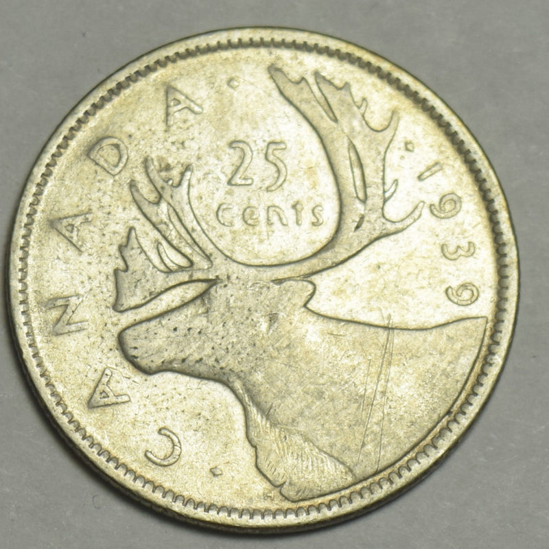 1938 Canadian Quarter . . . . Choice About Uncirculated