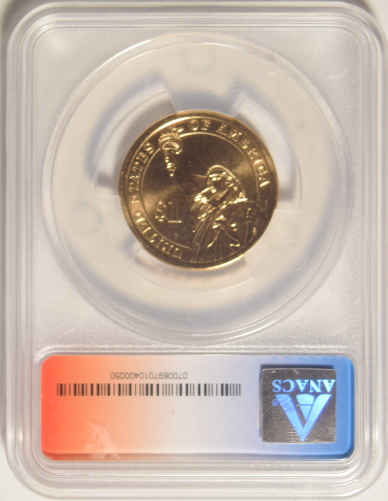 2012-D Cleveland - Second Term Presidential Dollar . . . . ANACS SP-67