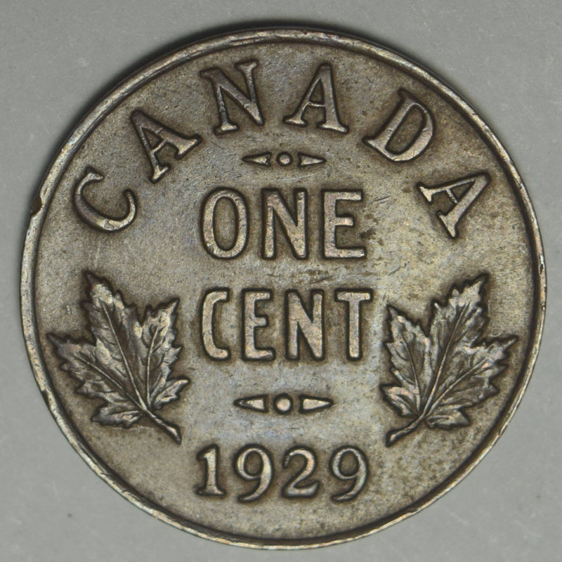 1929 Canadian Cent Select Uncirculated Brown