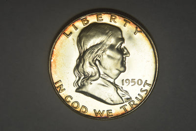 1950 Franklin Half Gem Brilliant Proof Cameo