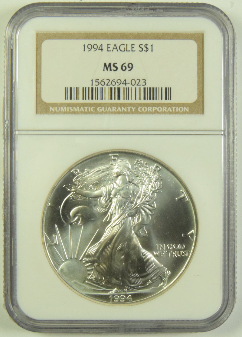 1994 Silver Eagle NGC MS-69