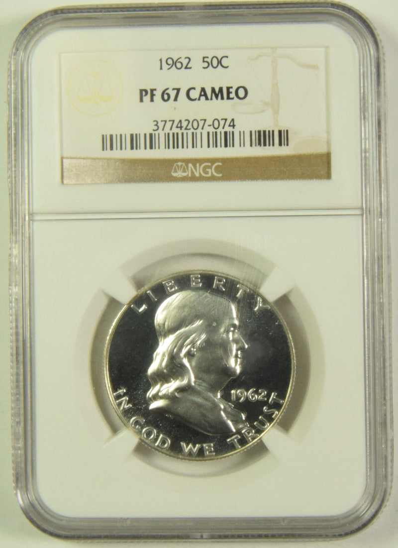 1962 Franklin Half NGC PF-67 Cameo
