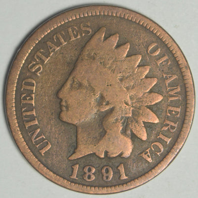1891 Indian Cent Good