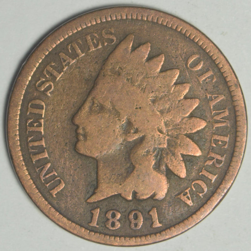 1891 Indian Cent Good