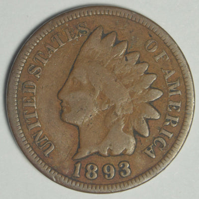 1893 Indian Cent Good
