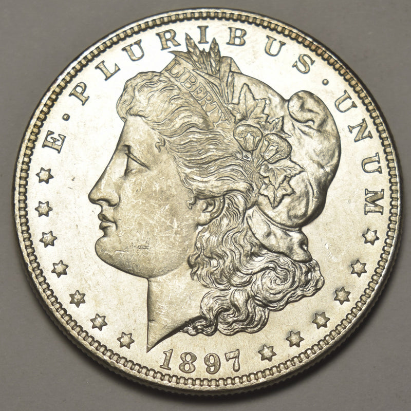 1897 Morgan Dollar . . . . Choice BU+ Prooflike