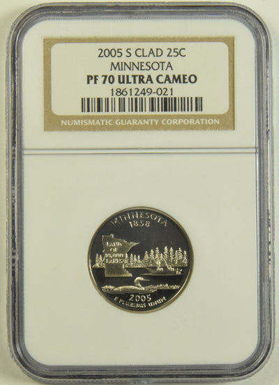 2005-S Minnesota State Quarter NGC PF-70 Ultra Cameo