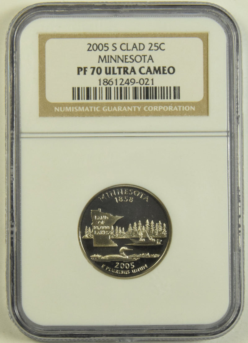 2005-S Minnesota State Quarter NGC PF-70 Ultra Cameo