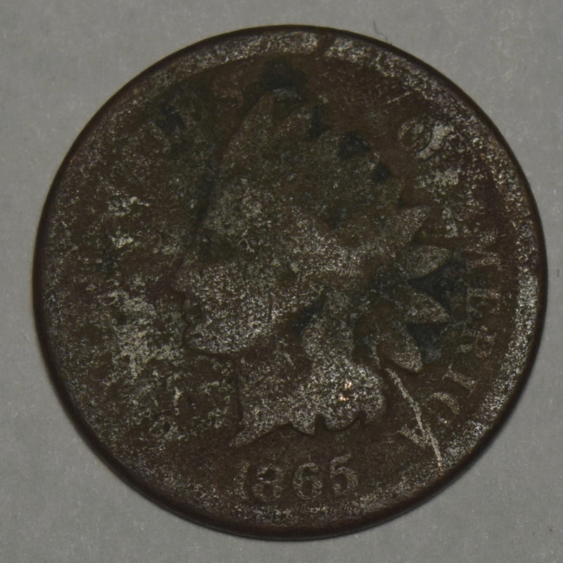 1865 Indian Cent . . . . Poor
