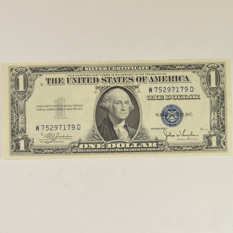 $1.00 1935 C Silver Certificate . . . . Superb Crisp Uncirculated
