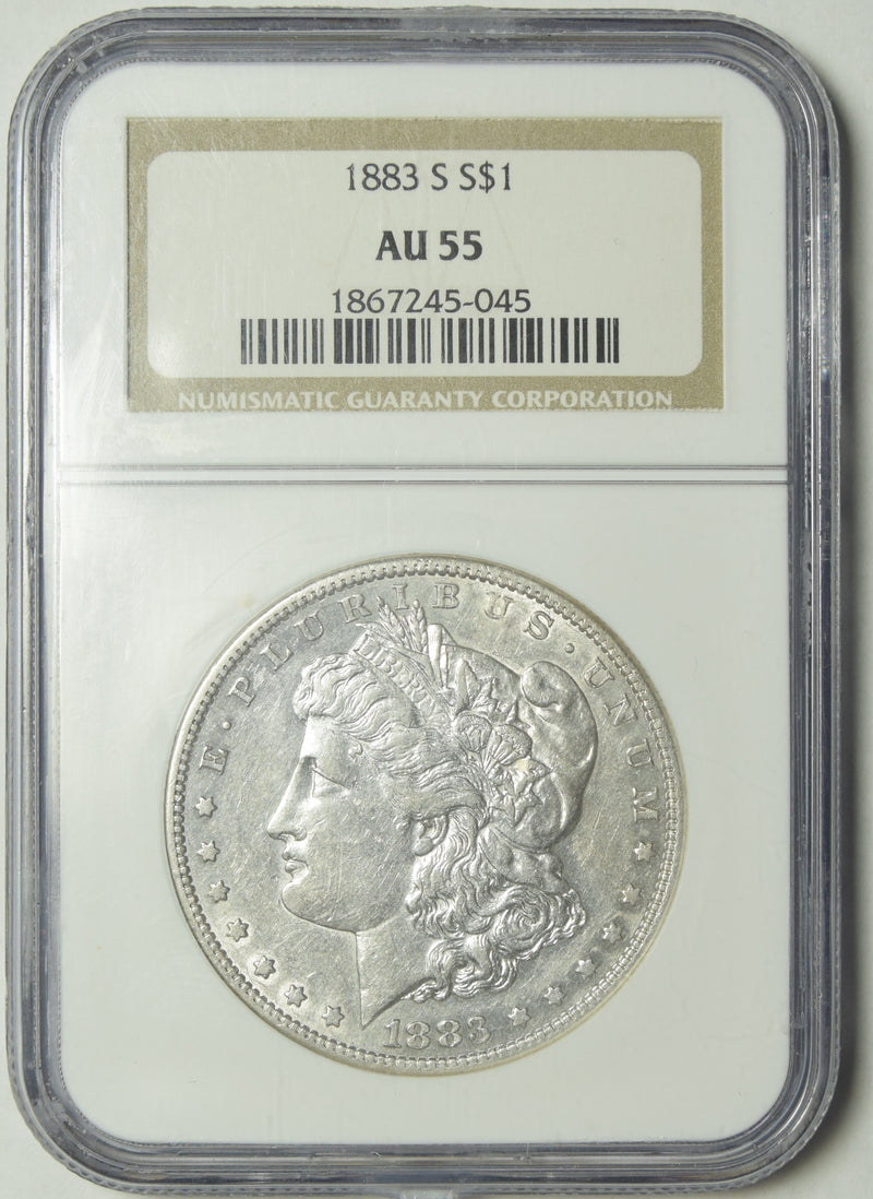 1883-S Morgan Dollar . . . . NGC AU-55