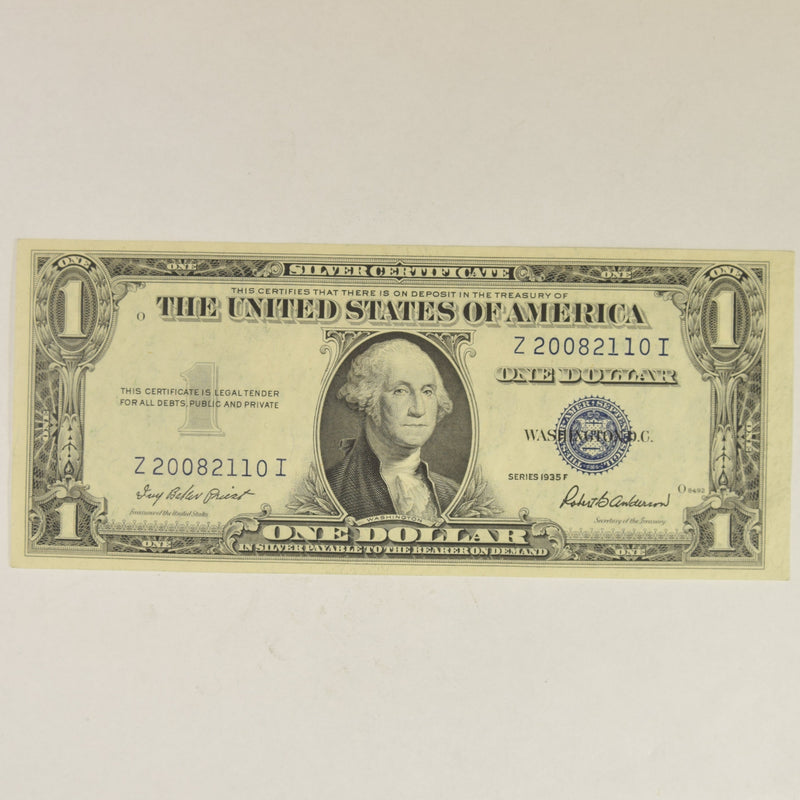 $1.00 1935 F Silver Certificate . . . . Gem Crisp Uncirculated