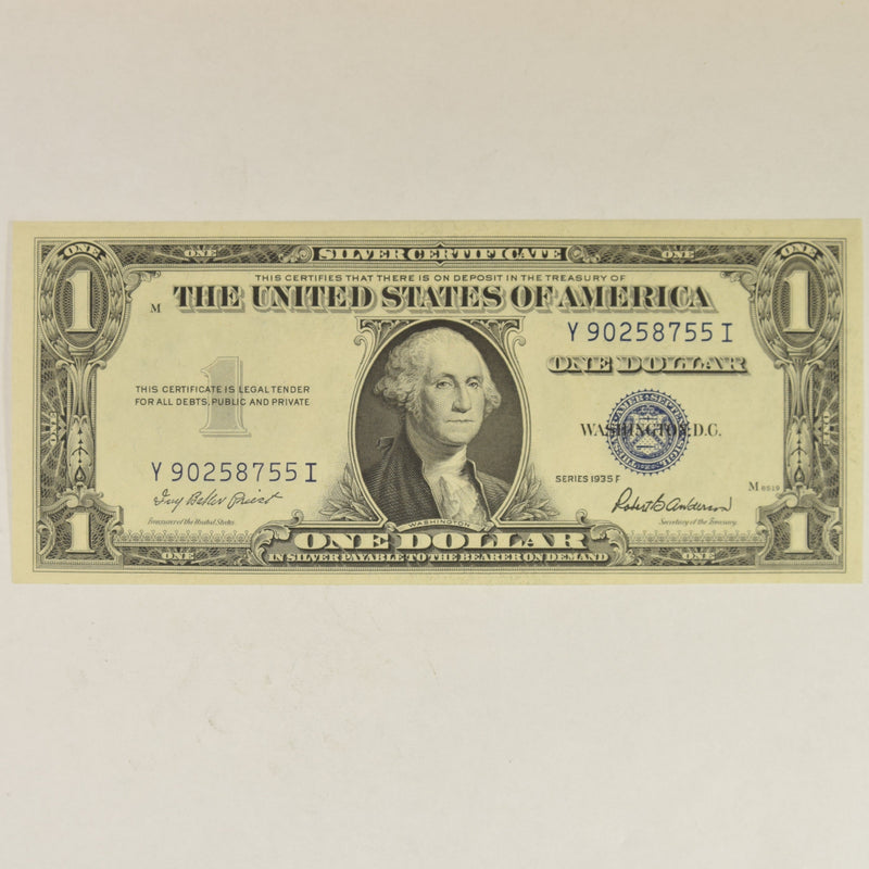 $1.00 1935 F Silver Certificate . . . . Superb Crisp Uncirculated