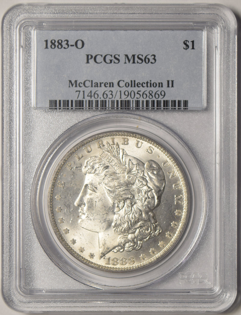 1883-O Morgan Dollar . . . . PCGS MS-63 McLarren Collection II