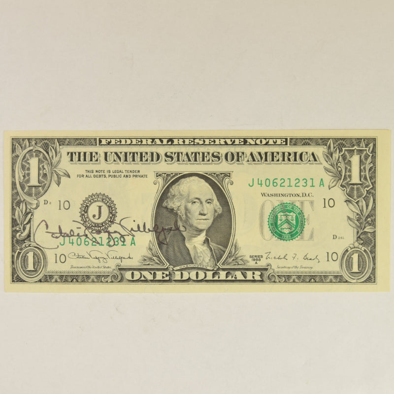 $1.00 1988 A Federal Reserve Note . . . . Superb CU Villalpando Autograph