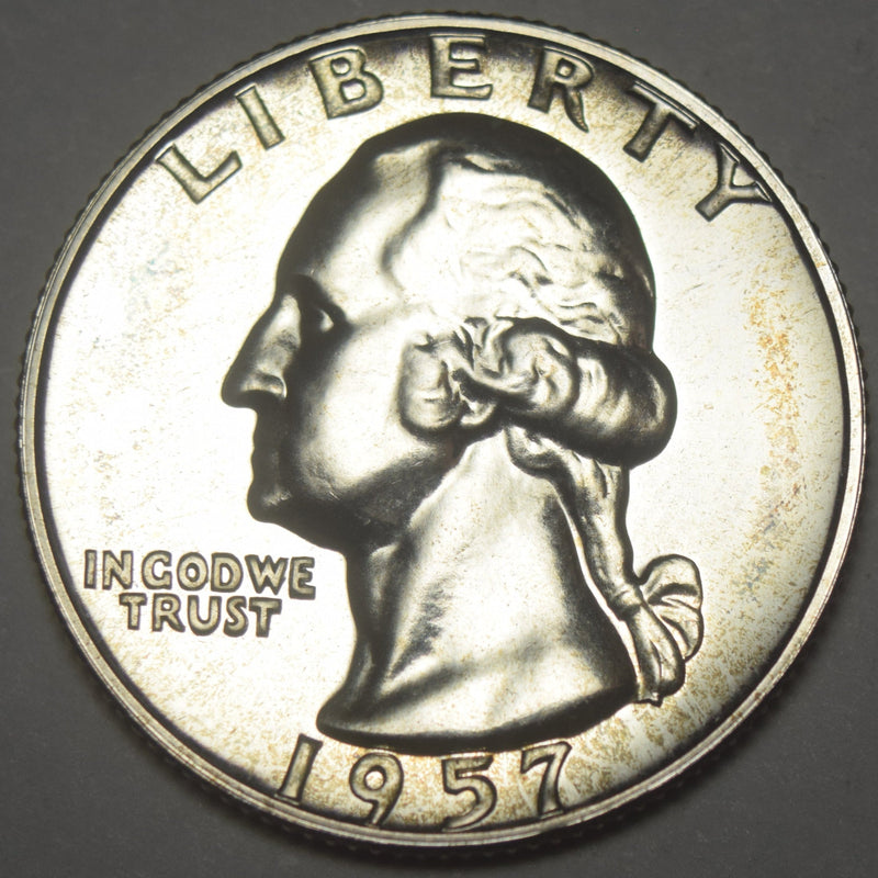 1957 Washington Quarter Gem Brilliant Proof