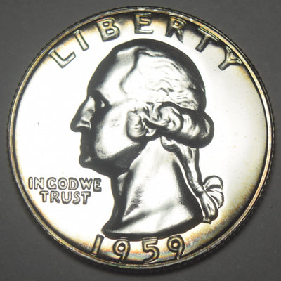 1959 Washington Quarter Gem Brilliant Proof