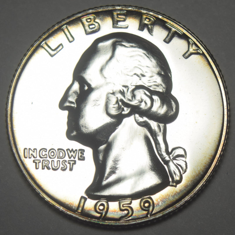 1959 Washington Quarter Gem Brilliant Proof