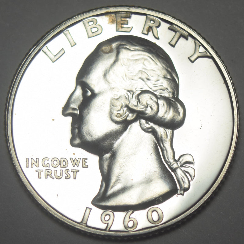 1960 Washington Quarter Gem Brilliant Proof