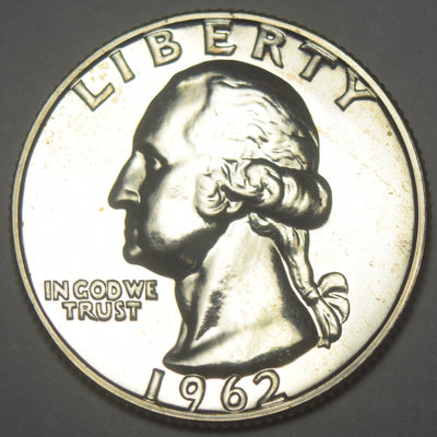 1962 Washington Quarter Gem Brilliant Proof