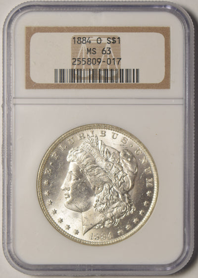 1884-O Morgan Dollar . . . . NGC MS-63
