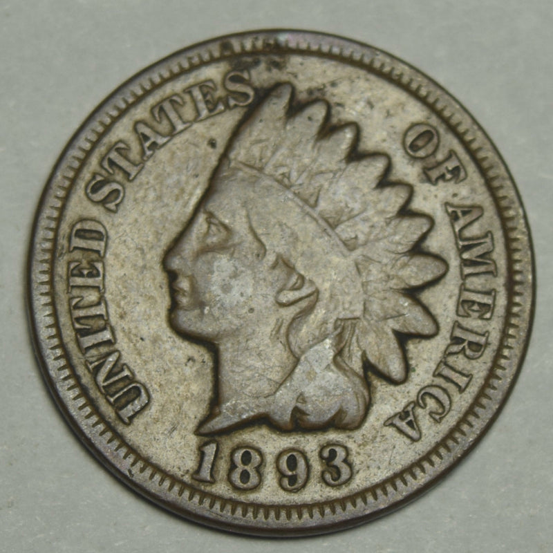1893 Indian Cent . . . . Fine corroded