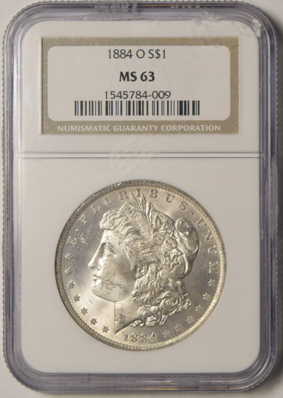 1884-O Morgan Dollar . . . . NGC MS-63
