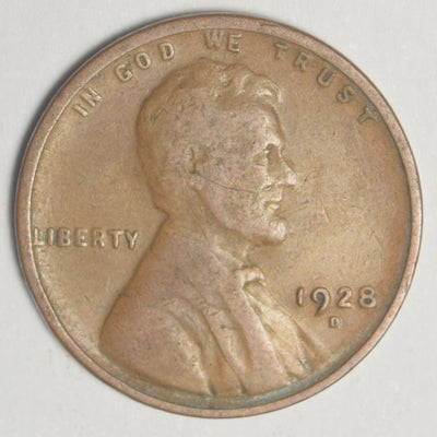 1928-D Lincoln Cent Good